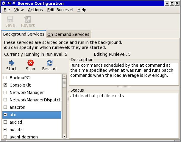 Service Configuration