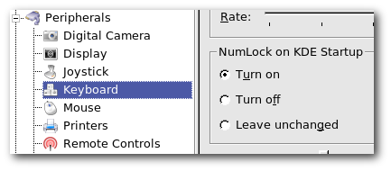 Control Panel Setting For Keyboard