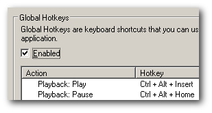 Global Hotkeys in WinAmp